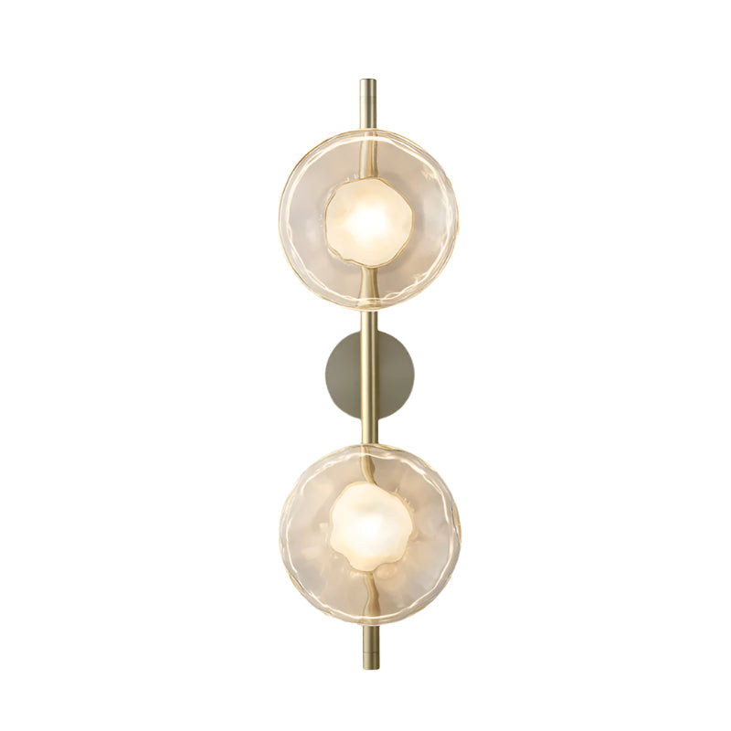 Wall Light Glass Round Nordic Design | Cetora