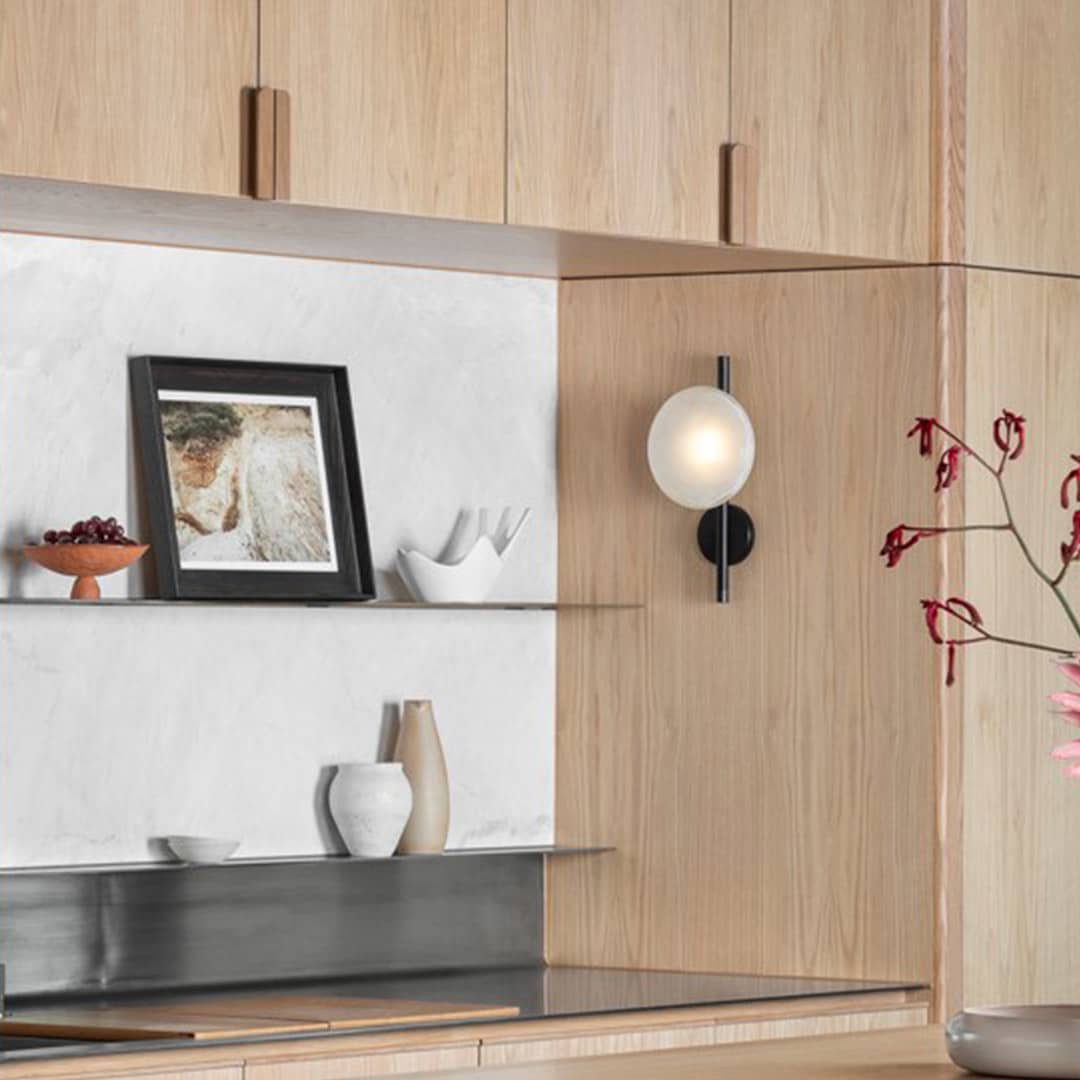 Wall Light Glass Round Nordic Design | Cetora