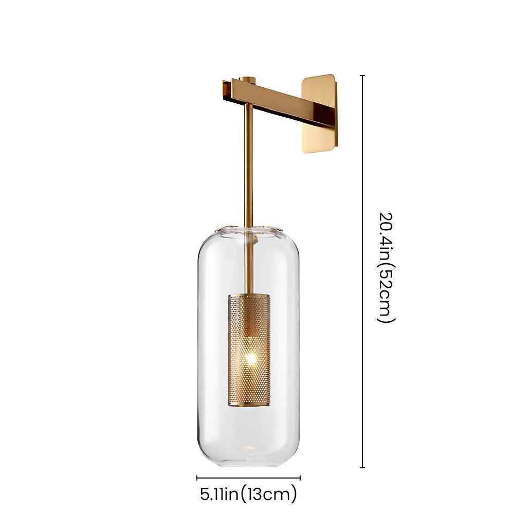 Wall Light Glass Sconce for Nordic Modern Interiors | Varalo
