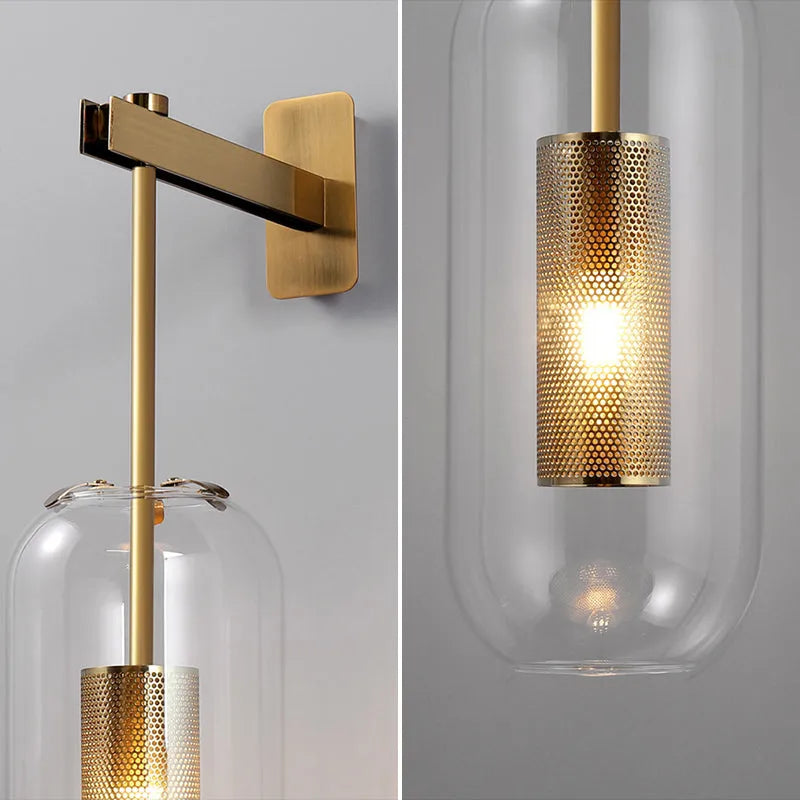 Wall Light Glass Sconce for Nordic Modern Interiors | Varalo
