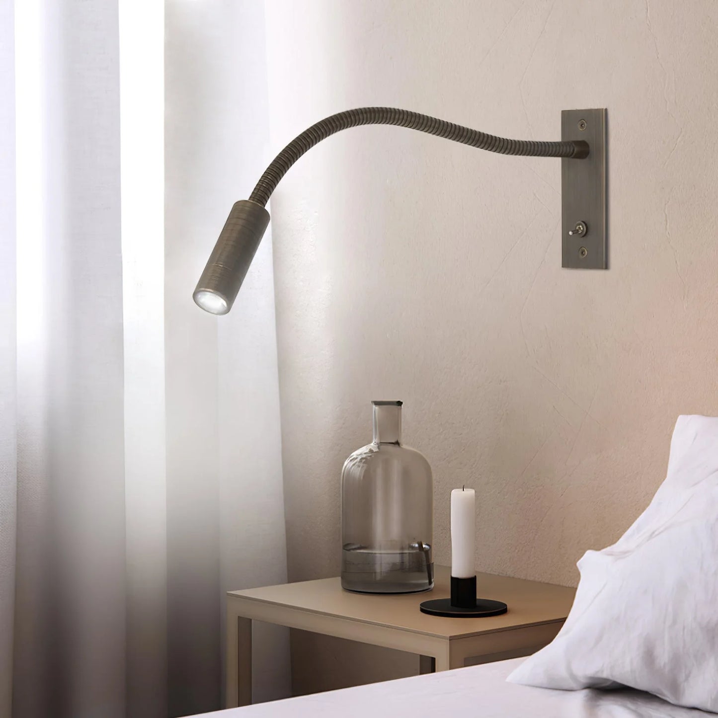 Wall Light Integrated LED Art Deco Bedroom Lighting | Norvexi