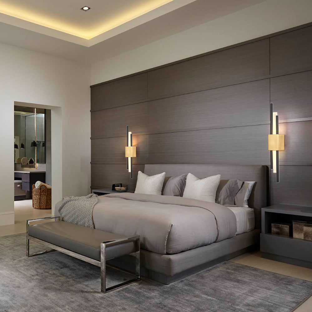 Wall Light Iron Acrylic in Modern Minimalist Style | Denaro