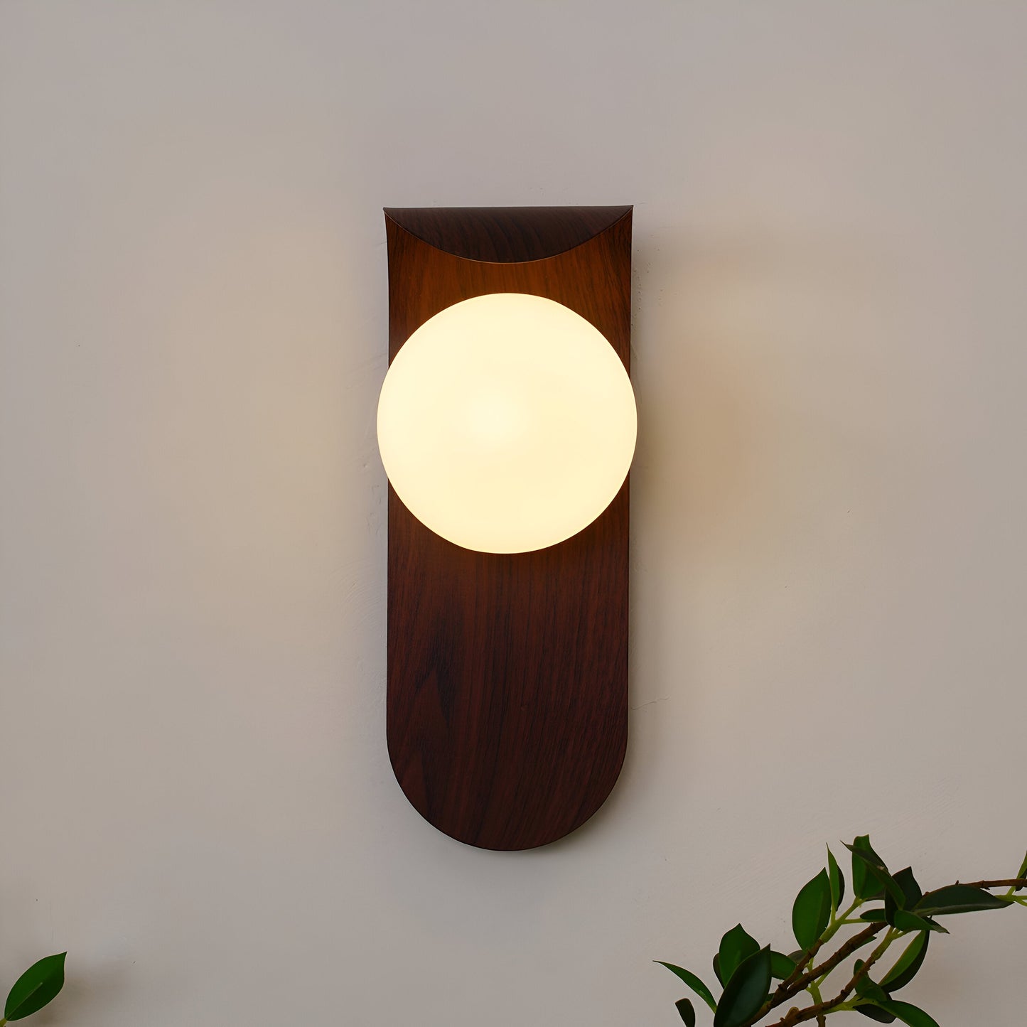 Wall Light Iron Wood Accent Nordic Minimalist | Varein