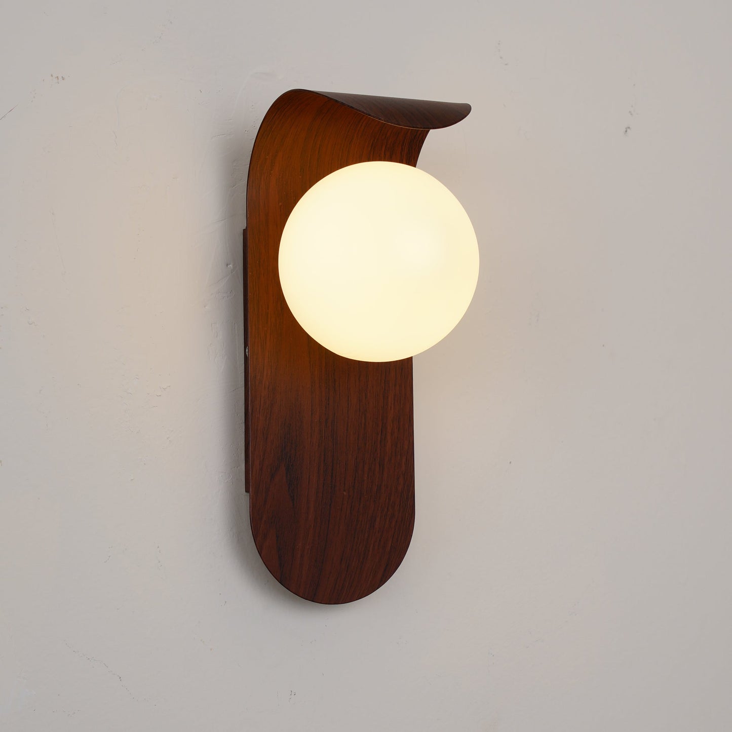 Wall Light Iron Wood Accent Nordic Minimalist | Varein
