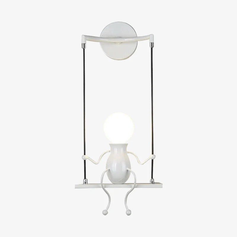 Wall Light LED Metal Swing Figure Modern Design | Ramaro