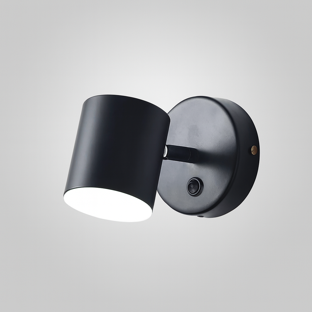 Wall Light LED with Nordic Metal Finish Black Gold | Harven
