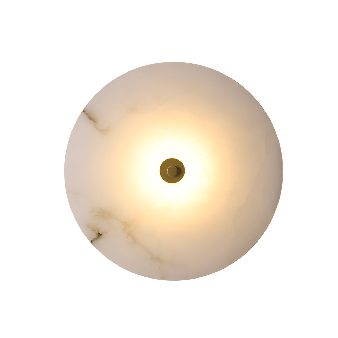 Wall Light Marble Alabaster Modern Round Design | Luniver