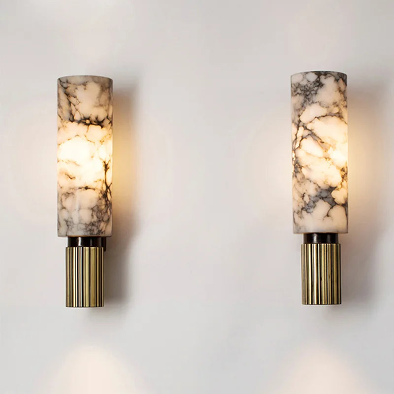 Wall Light Marble Stone with Modern LED Design | Tengura