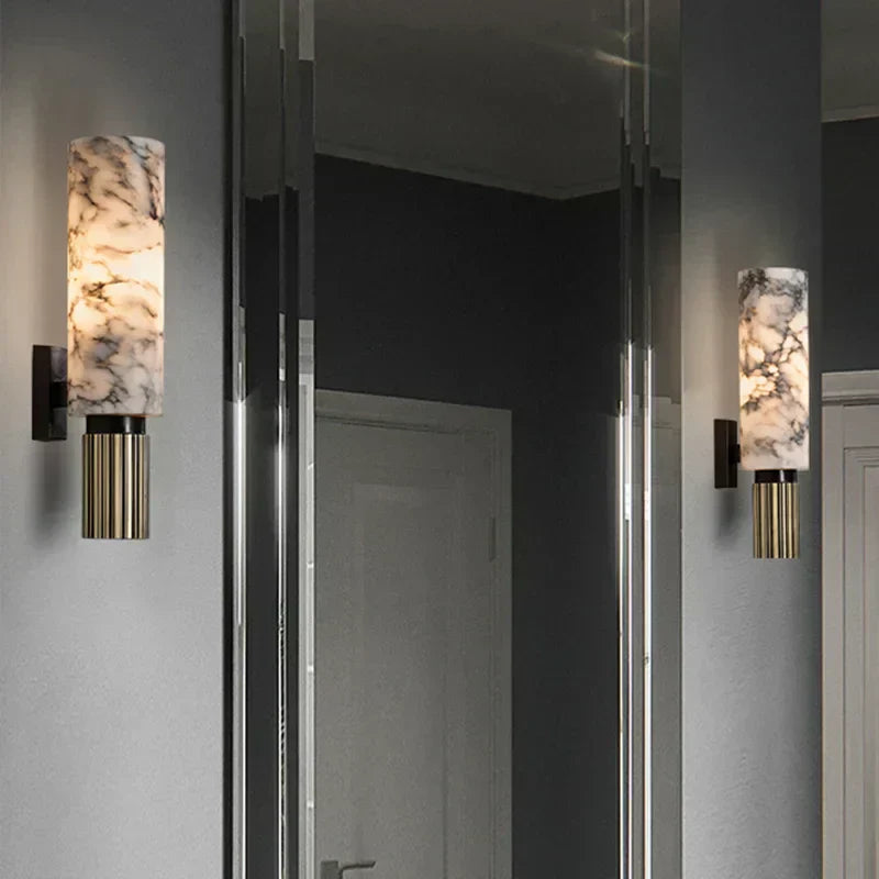 Wall Light Marble Stone with Modern LED Design | Tengura