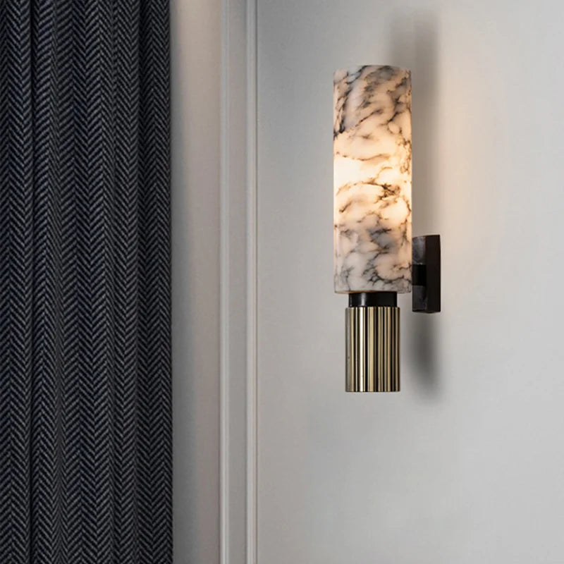 Wall Light Marble Stone with Modern LED Design | Tengura