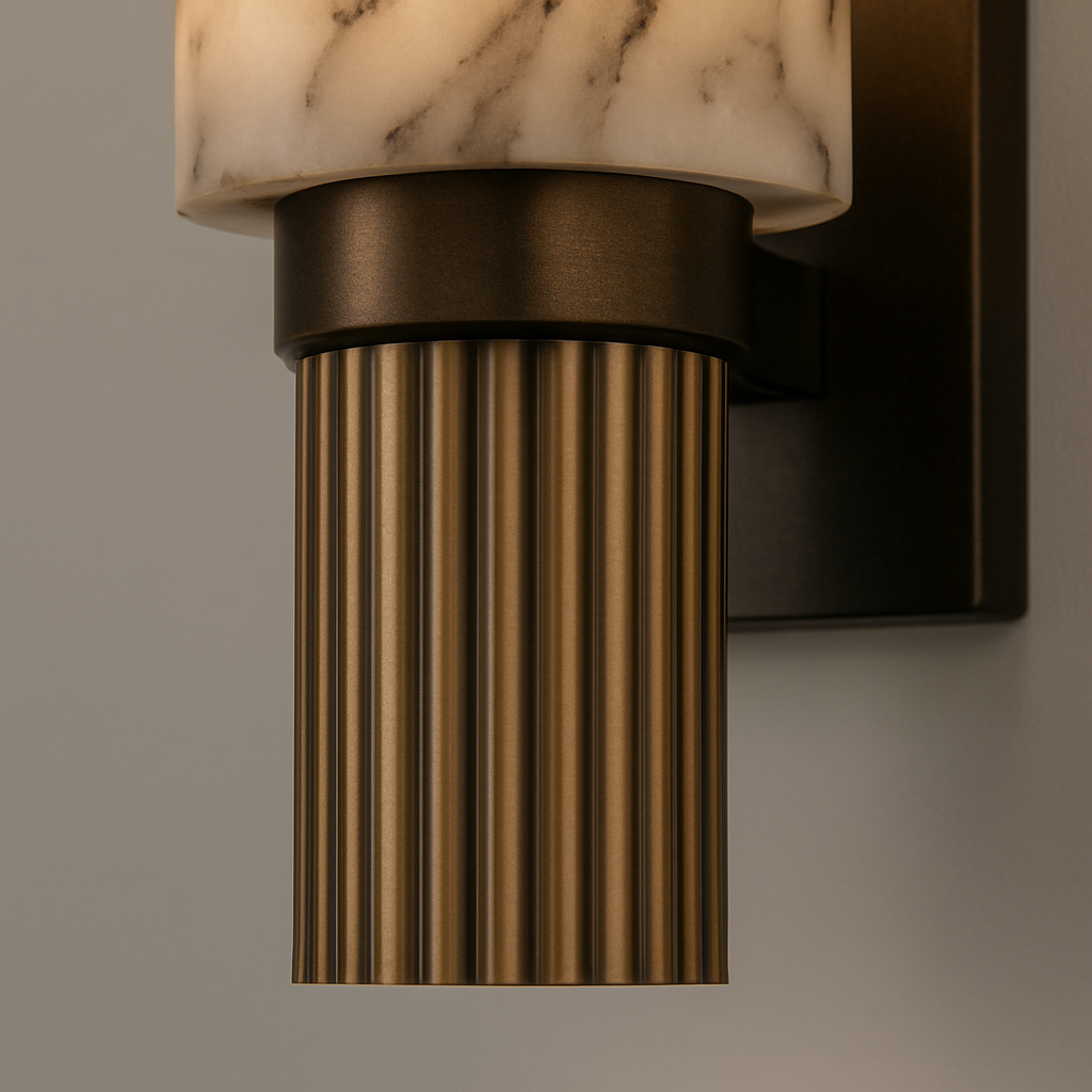 Wall Light Marble Stone with Modern LED Design | Tengura