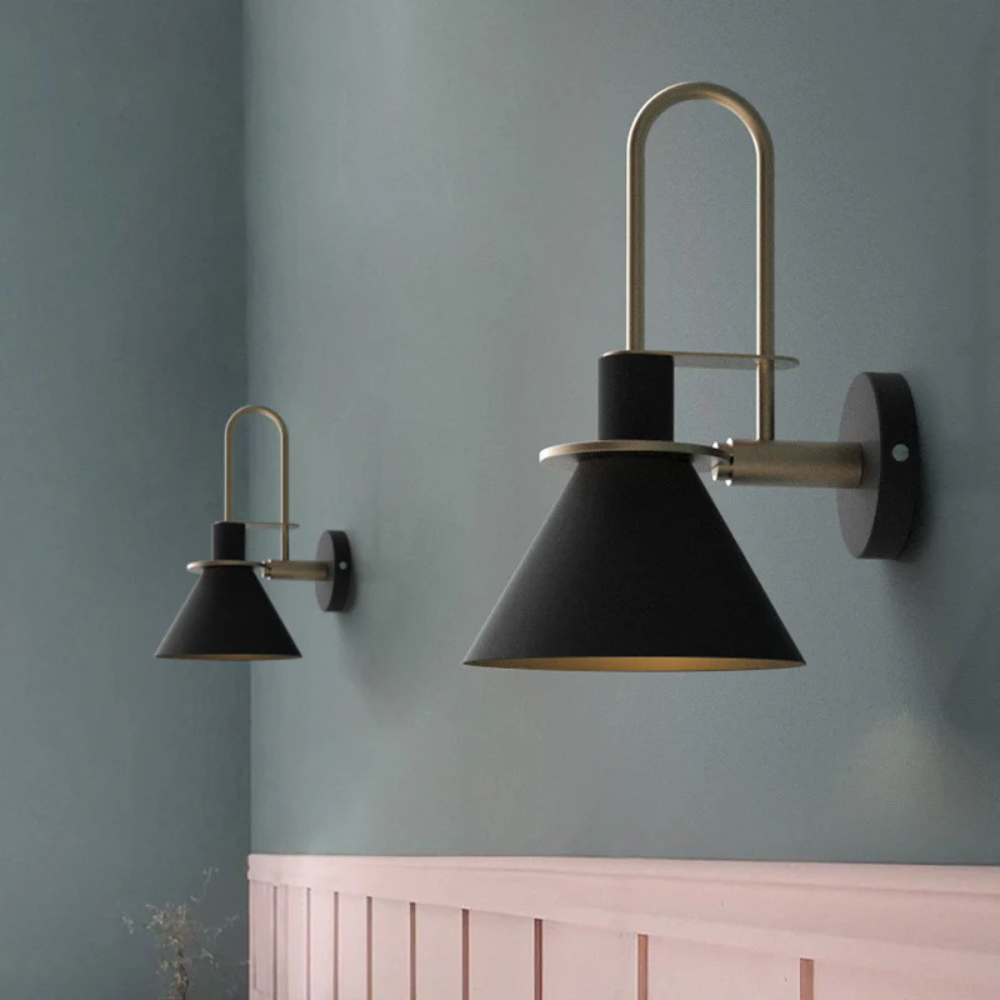 Wall Light Metal Cone for Kids Bedroom Lighting | Zecara