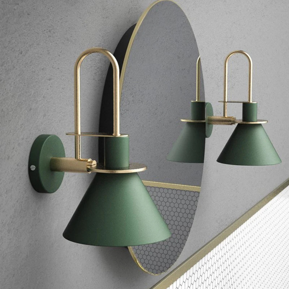 Wall Light Metal Cone for Kids Bedroom Lighting | Zecara