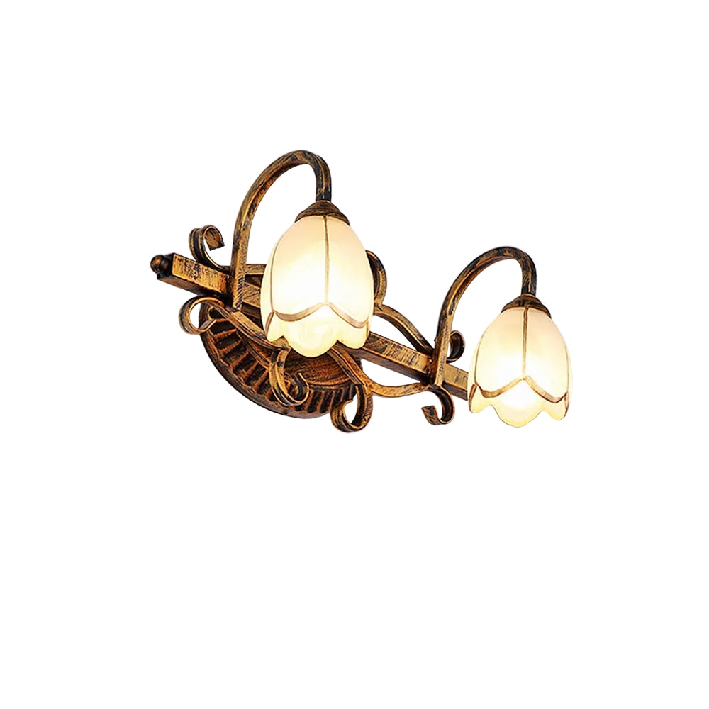 Wall Light Metal Frame in Vintage Style | Orelan