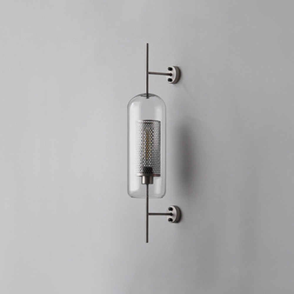 Wall Light Metal Glass Nordic Industrial Style | Onealor