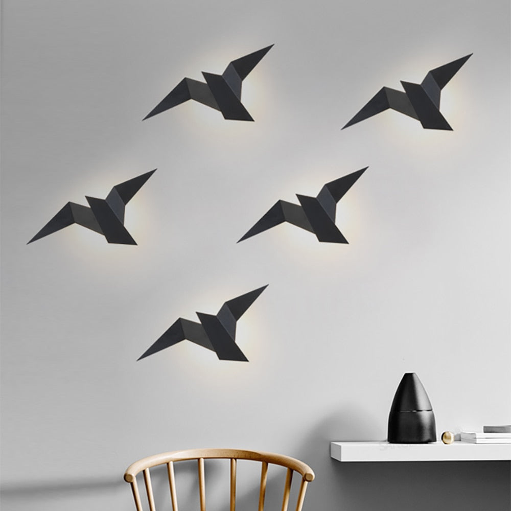 Wall Light Metal LED Origami in Nordic Style | Nailora