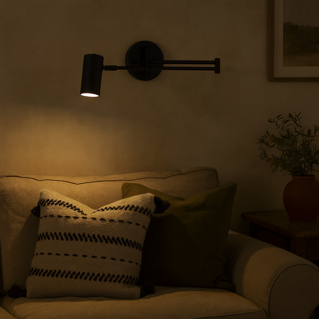 Wall Light Metal Reading with Adjustable Arm Modern | Sevelin
