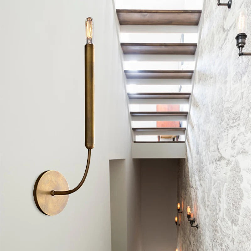 Wall Light Metal Tube Traditional Design | Bravion