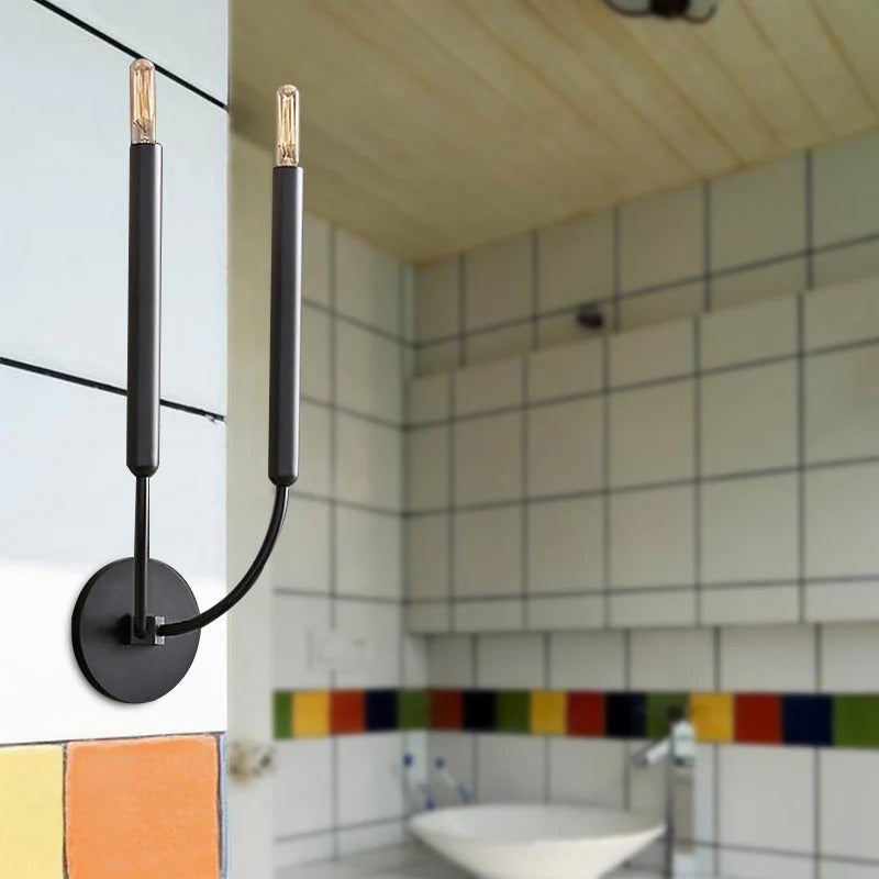 Wall Light Metal Tube Traditional Design | Bravion