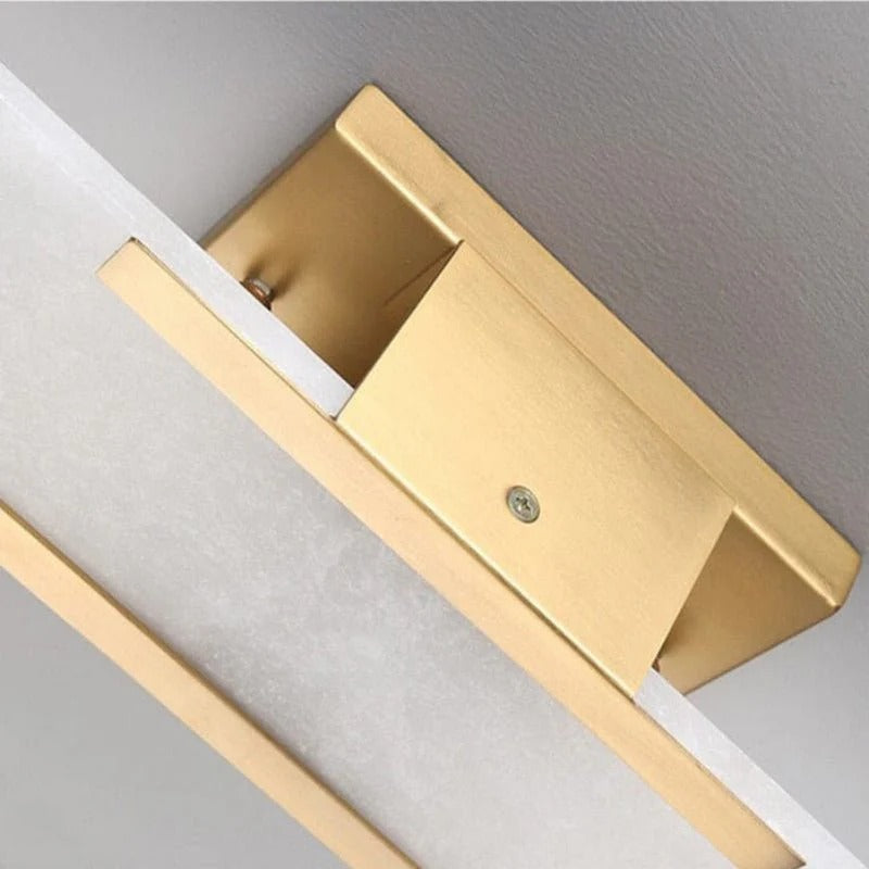 Wall Light Modern Marble Look with Dimmable LED | Crevalo