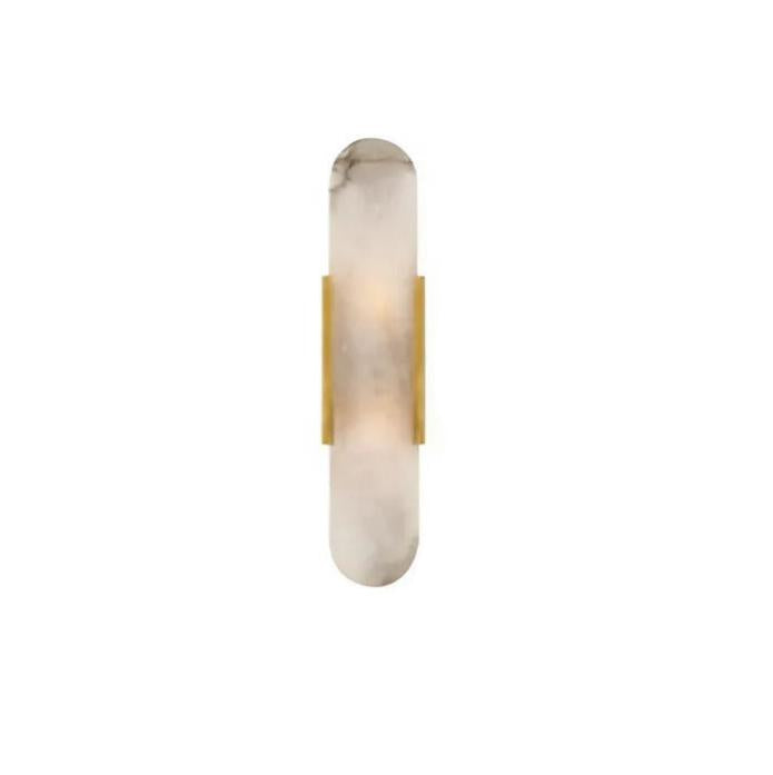 Wall Light Modern Marble Look with Dimmable LED | Crevalo