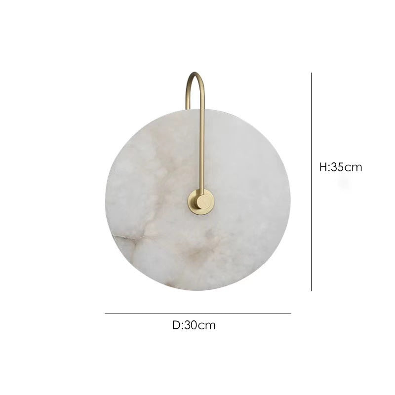 Wall Light Natural Alabaster Marble Nordic Style | Varino
