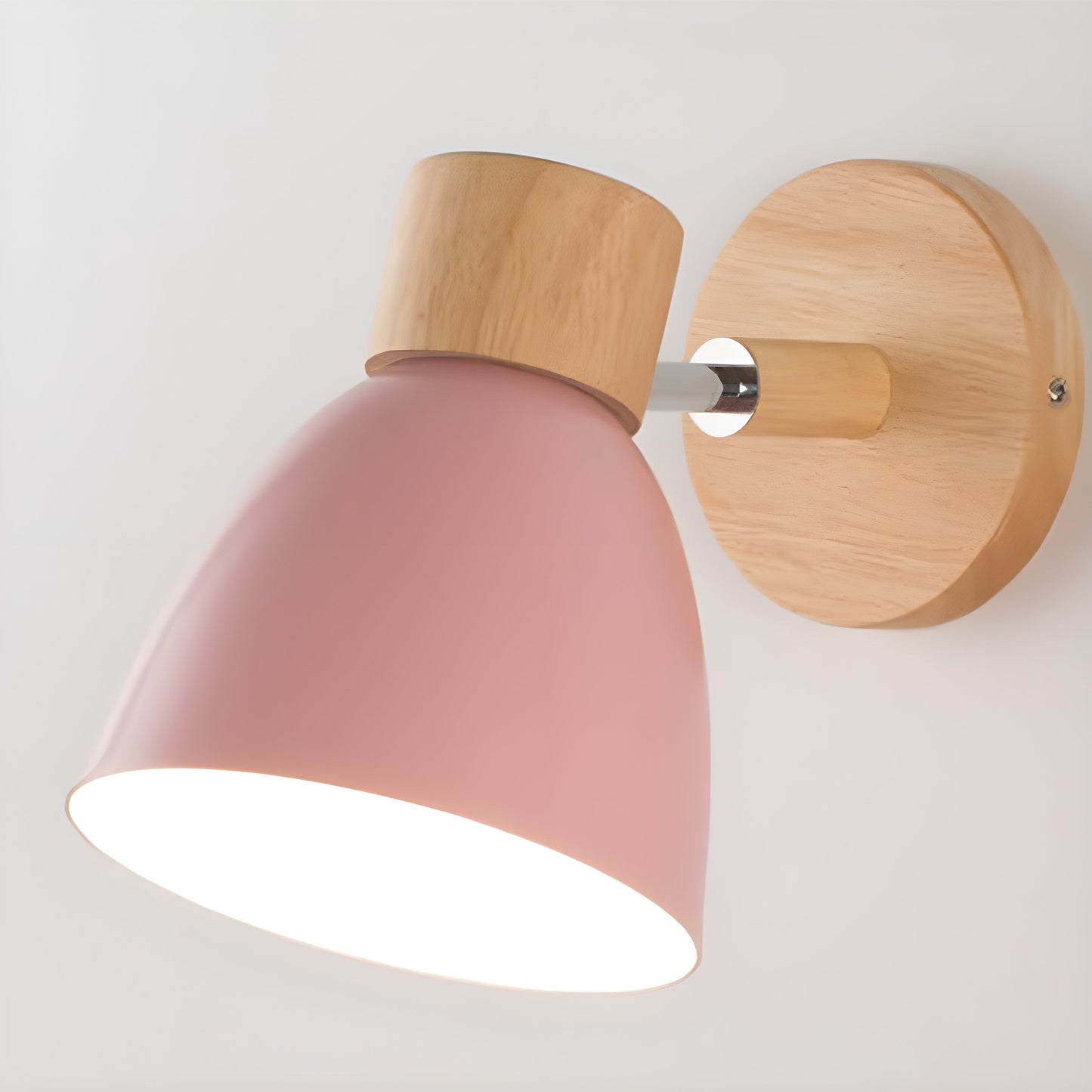 Wall Light Nordic Wooden Compact Switch | Dovira
