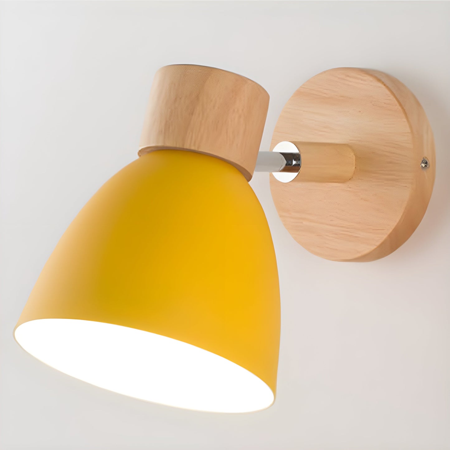 Wall Light Nordic Wooden Compact Switch | Dovira