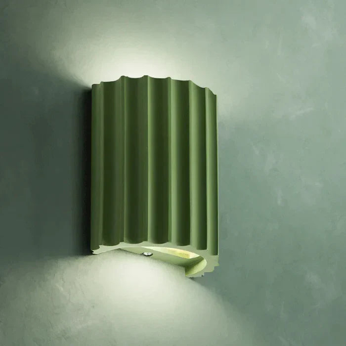 Wall Light Resin Body in Nordic Minimalist Style | Olmara