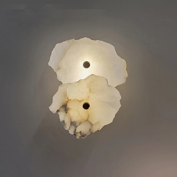 Wall Light Solid Marble in Minimalist Design | Marvion