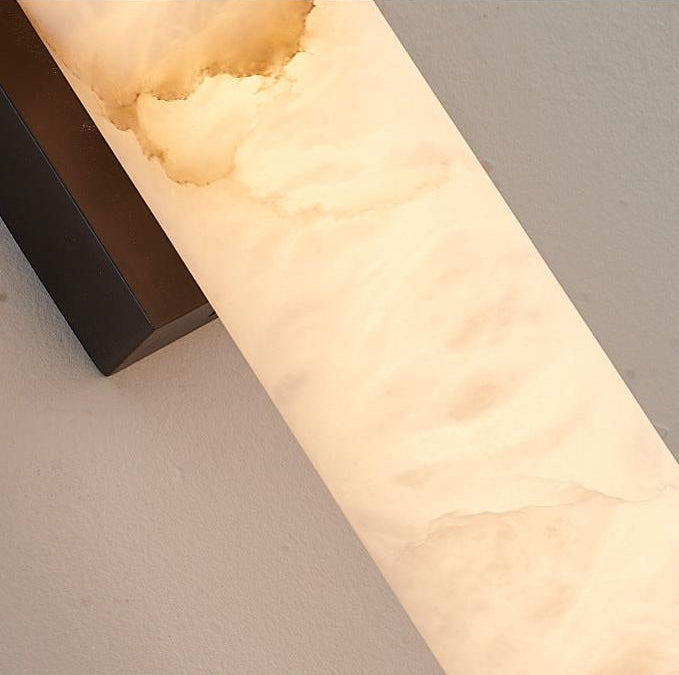 Wall Light Spanish Marble with Copper Finish | Marvello
