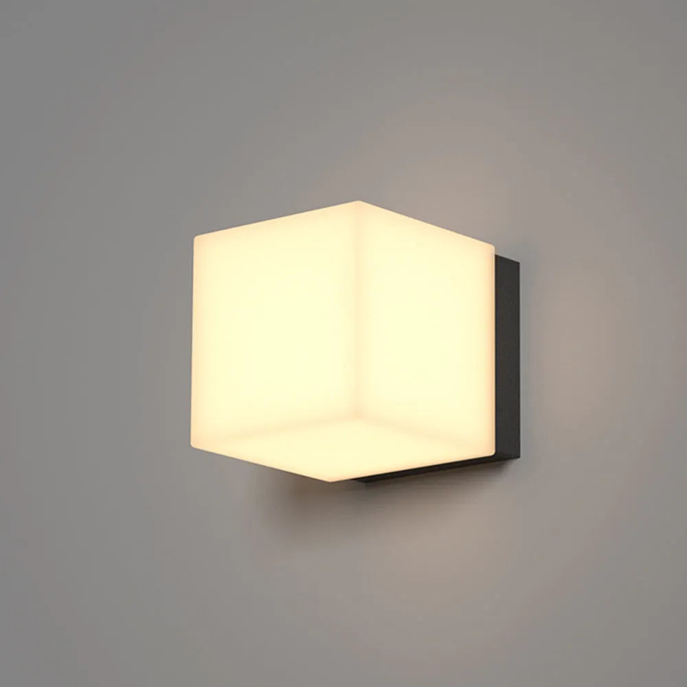 Wall Light Stainless Steel Modern Square Fixture | Sarvilo