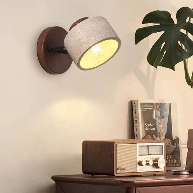 Wall Light Travertine Stone Minimalist Design | Travora