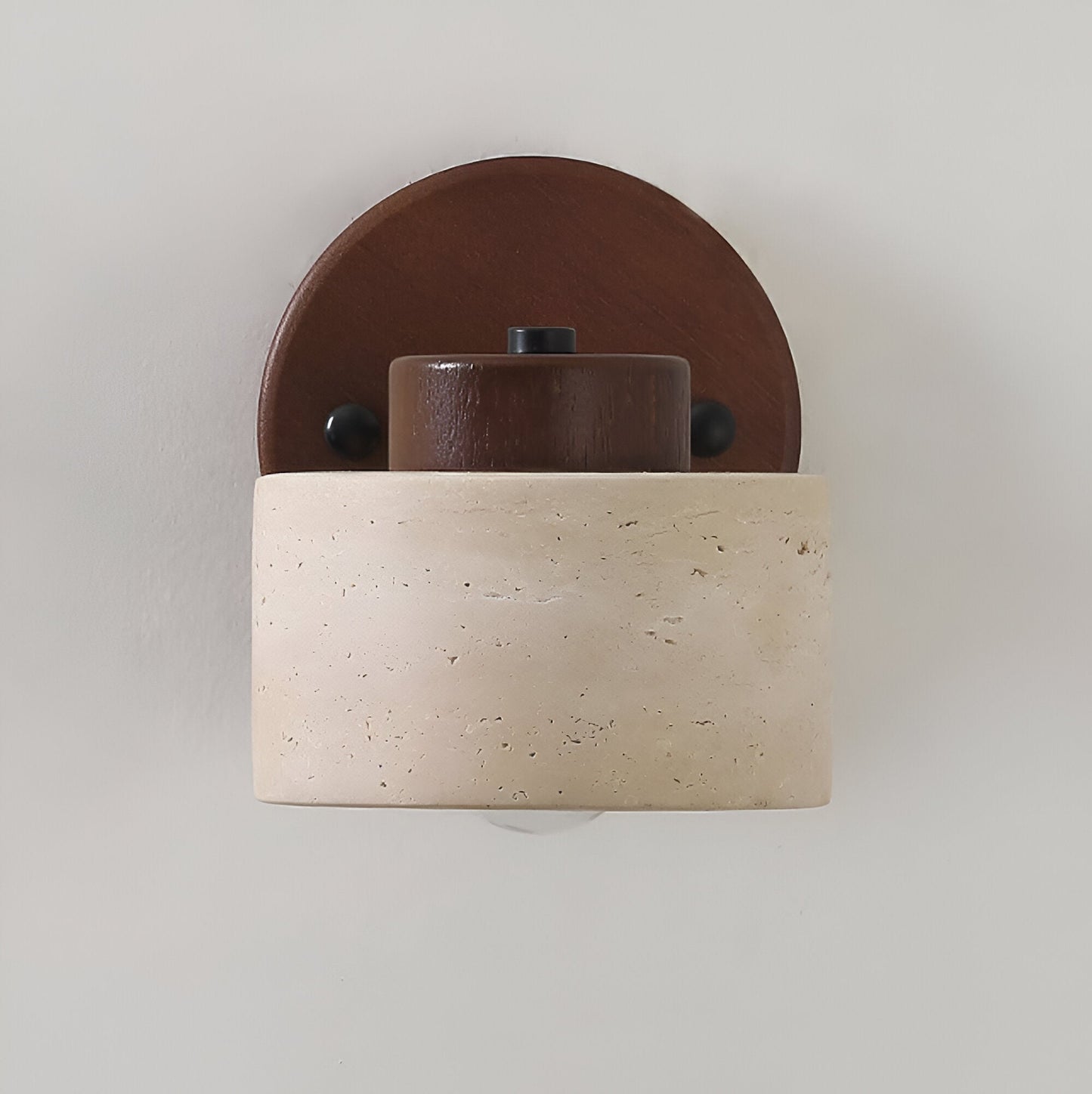 Wall Light Travertine Stone Minimalist Design | Travora
