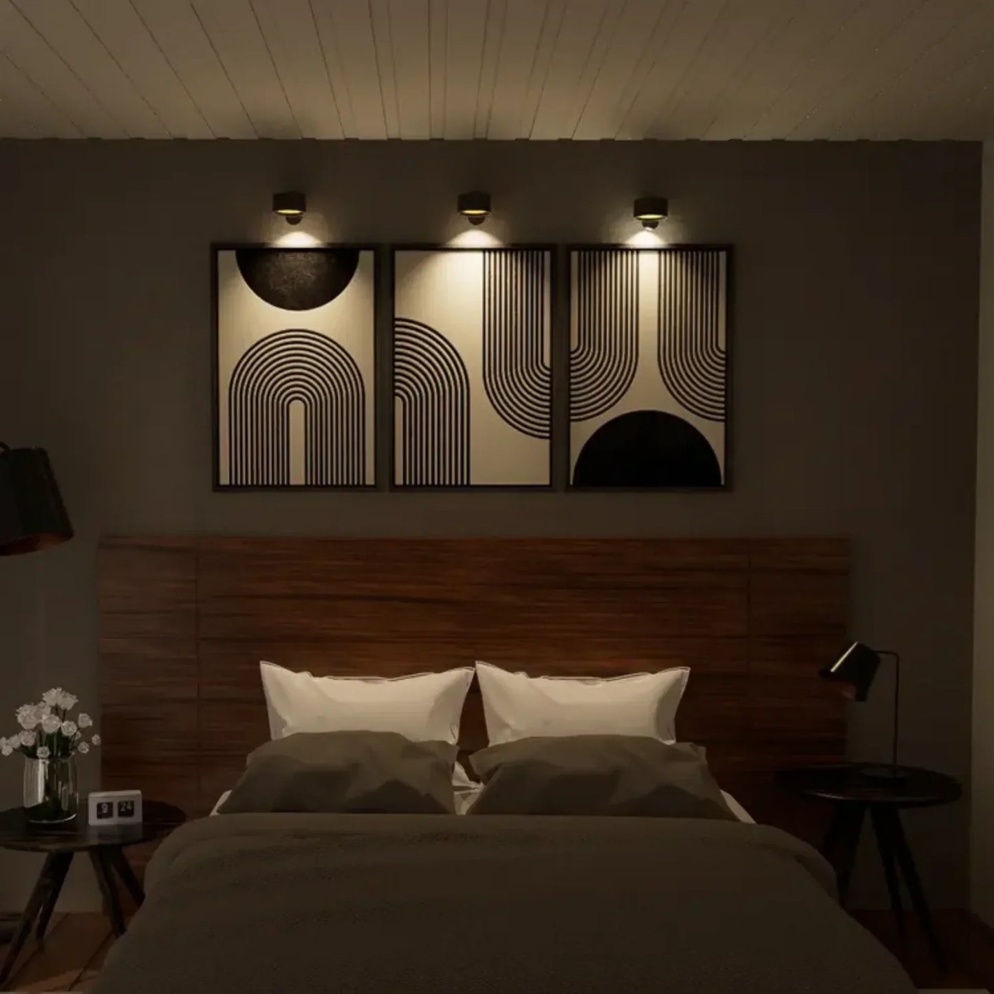Wall Light Wireless Dimmable Nordic Minimalist | Easilo
