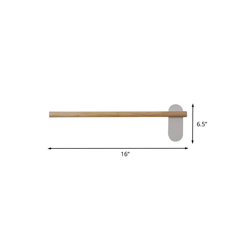 Wall Light Wood LED Linear Minimalist Bathroom | Waloria
