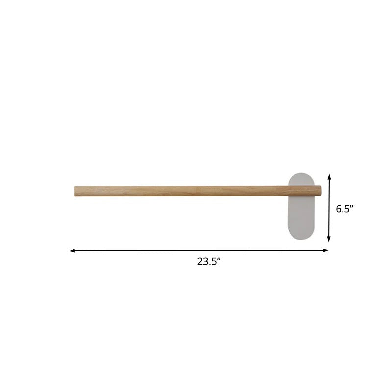 Wall Light Wood LED Linear Minimalist Bathroom | Waloria