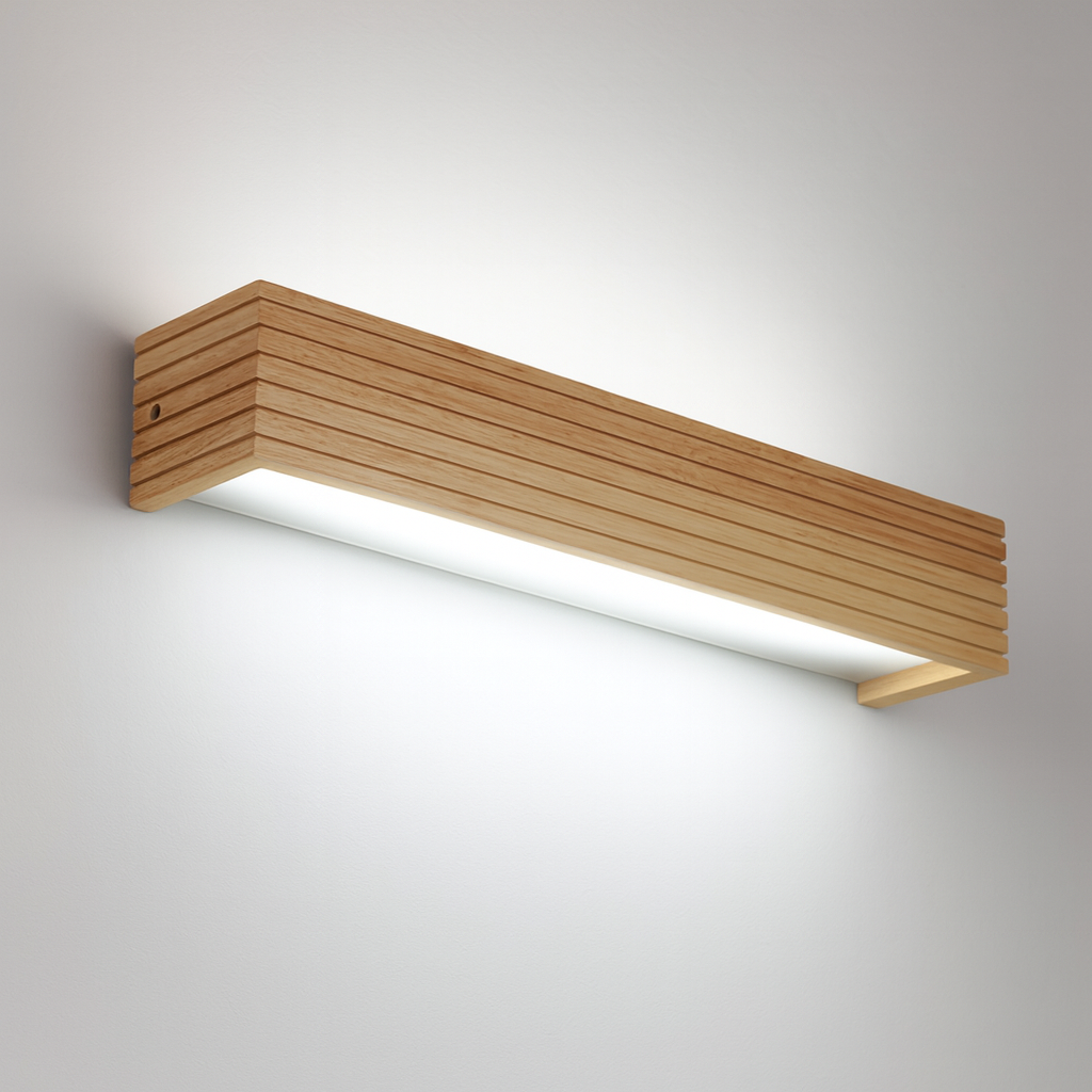 Wall Light Wood LED in Nordic Style | Tenova