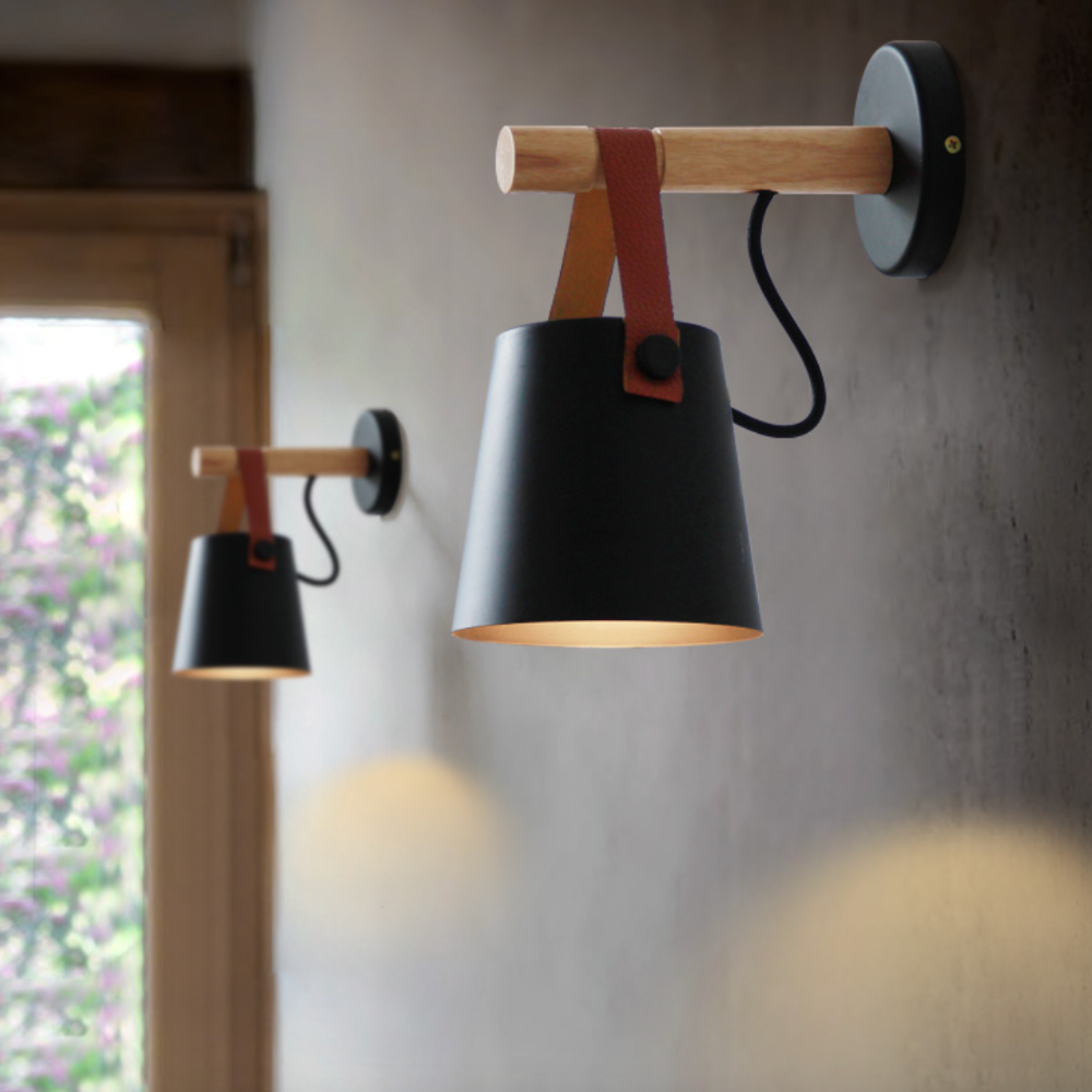 Wall Light Wood LED in Scandinavian Style | Kelvio