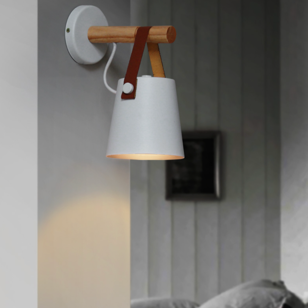 Wall Light Wood LED in Scandinavian Style | Kelvio