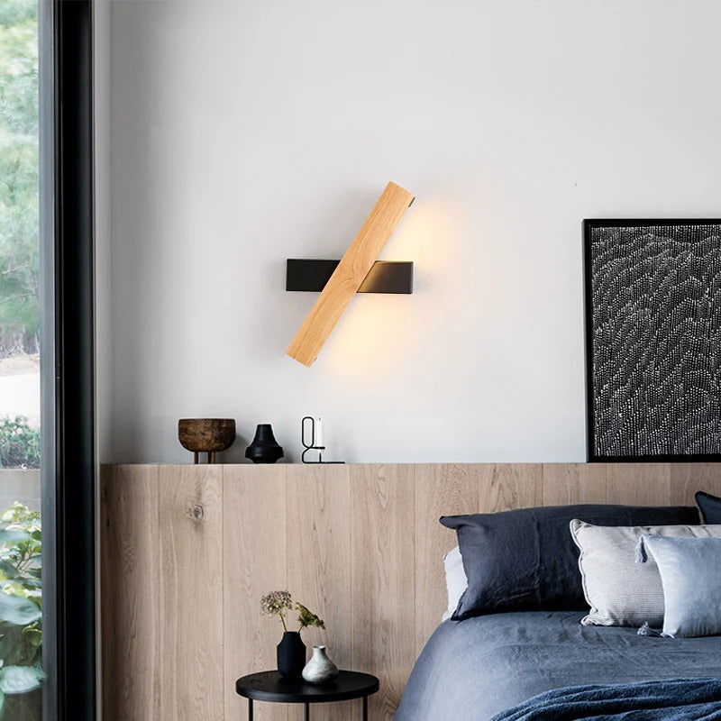 Wall Light Wooden LED Reading Design Modern Interior | Portex