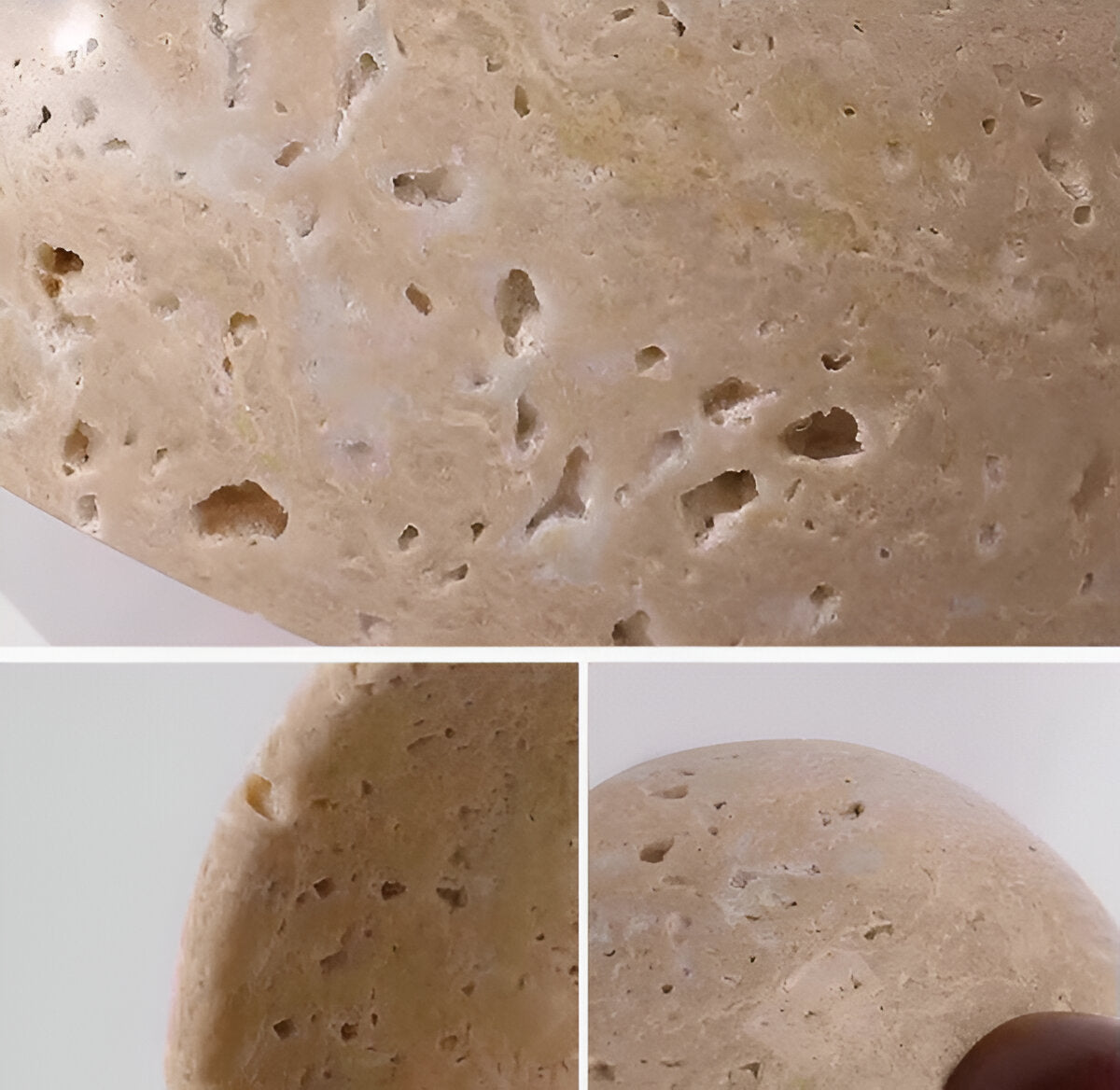 Wall Light Yellow Travertine LED Natural Style | Travion