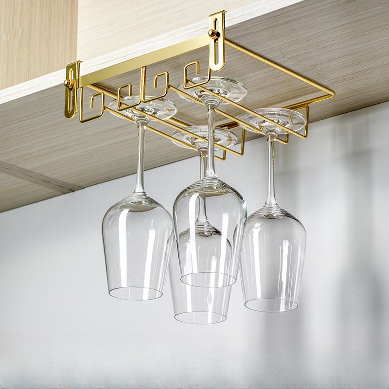 Wine Glass Rack with Metal Alloy Art Deco Style | Viloni