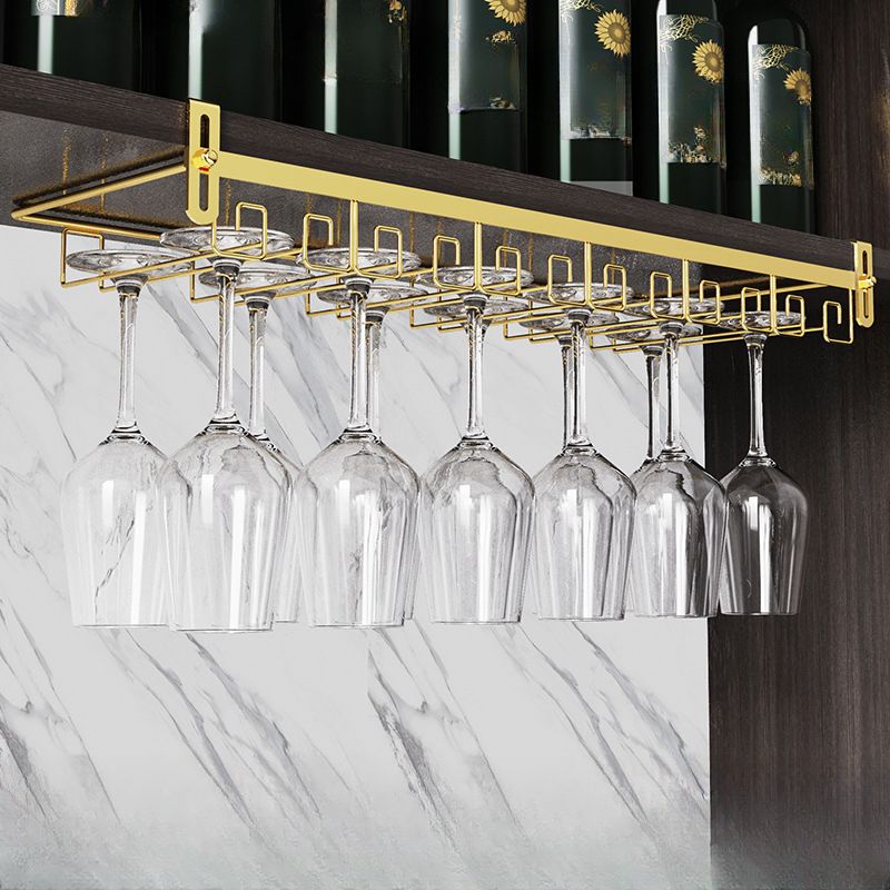 Wine Glass Rack with Metal Alloy Art Deco Style | Viloni