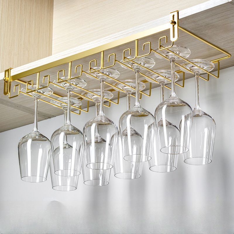Wine Glass Rack with Metal Alloy Art Deco Style | Viloni