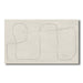 Abstract Line Canvas Wall Art Minimalist Beige | Arvessa