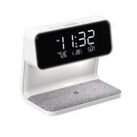 Alarm Clock Bedside Lamp with Wireless Charger | Arvilo