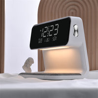 Alarm Clock Bedside Lamp with Wireless Charger | Arvilo