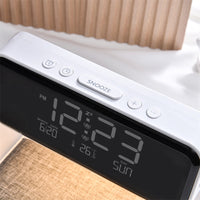 Alarm Clock Bedside Lamp with Wireless Charger | Arvilo