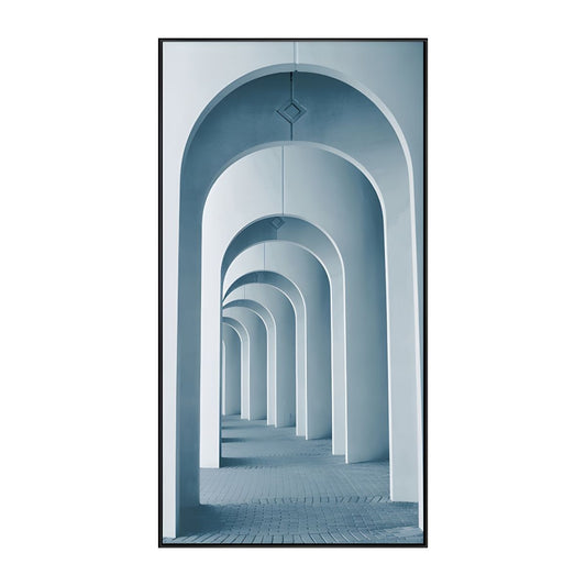 Architectural Canvas Wall Art Arch Corridor Modern | Arqvion